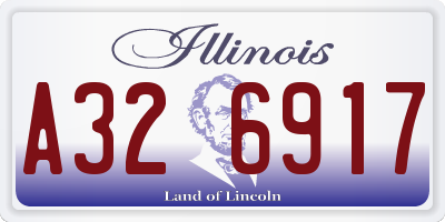 IL license plate A326917