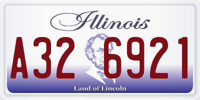 IL license plate A326921