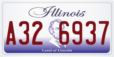 IL license plate A326937