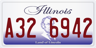 IL license plate A326942