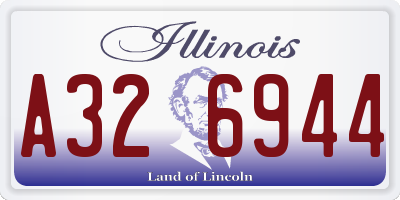 IL license plate A326944