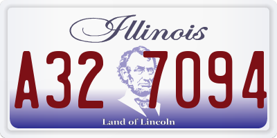 IL license plate A327094