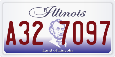 IL license plate A327097