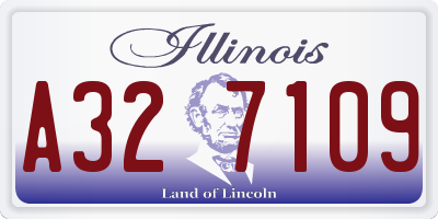 IL license plate A327109