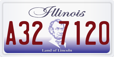 IL license plate A327120