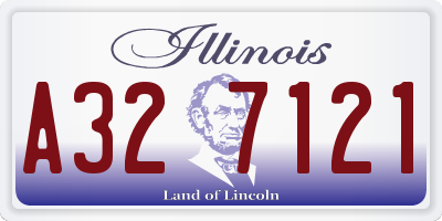 IL license plate A327121