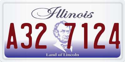 IL license plate A327124