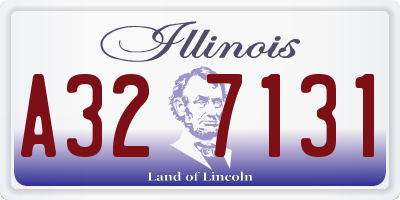 IL license plate A327131