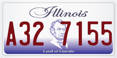 IL license plate A327155
