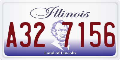 IL license plate A327156
