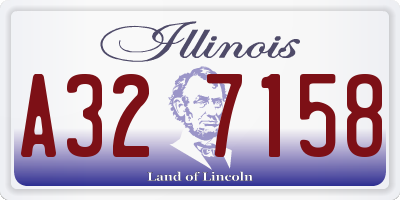 IL license plate A327158