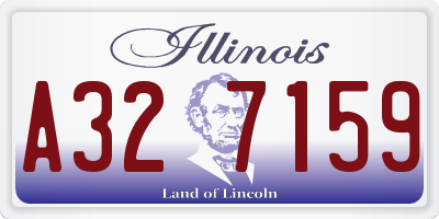 IL license plate A327159