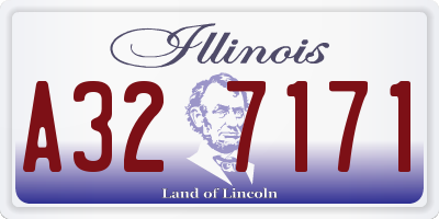 IL license plate A327171