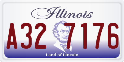 IL license plate A327176