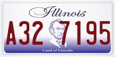 IL license plate A327195