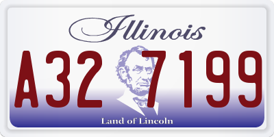 IL license plate A327199