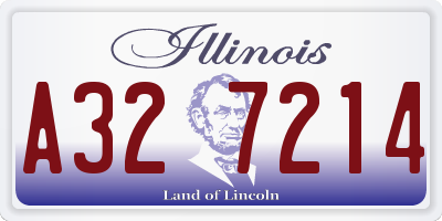 IL license plate A327214
