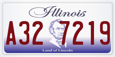 IL license plate A327219