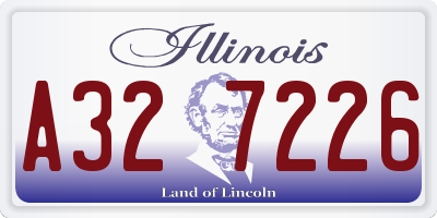 IL license plate A327226