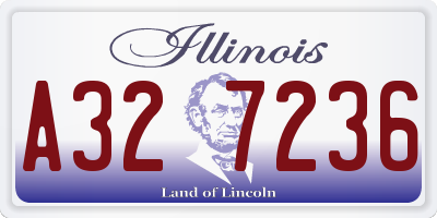 IL license plate A327236
