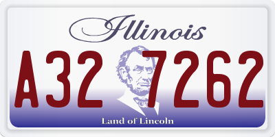 IL license plate A327262
