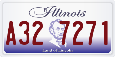 IL license plate A327271