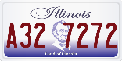 IL license plate A327272