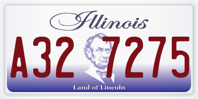 IL license plate A327275