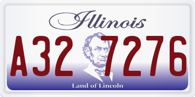 IL license plate A327276