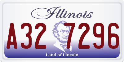 IL license plate A327296