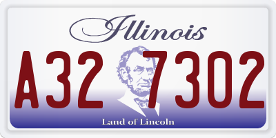 IL license plate A327302