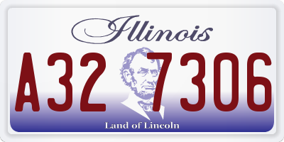 IL license plate A327306