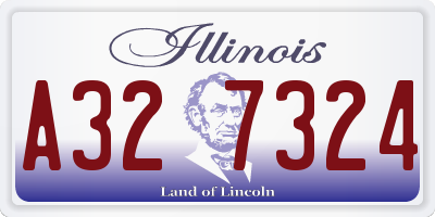 IL license plate A327324