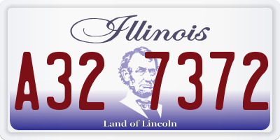 IL license plate A327372