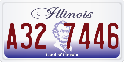 IL license plate A327446