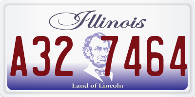 IL license plate A327464