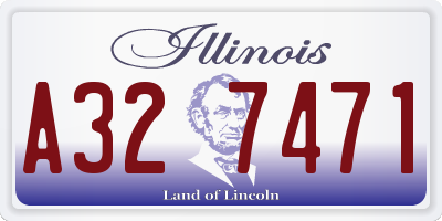 IL license plate A327471
