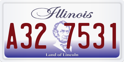 IL license plate A327531