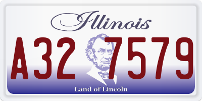 IL license plate A327579
