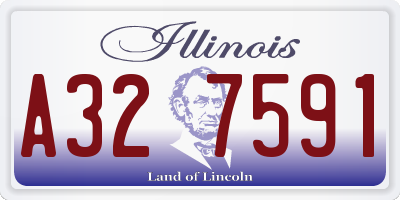 IL license plate A327591