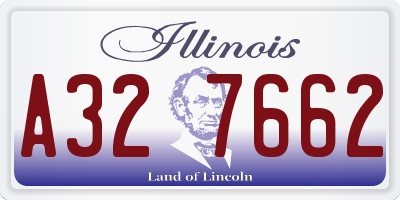 IL license plate A327662
