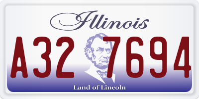 IL license plate A327694