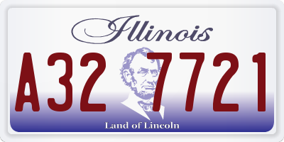 IL license plate A327721