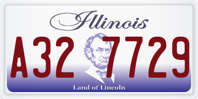 IL license plate A327729