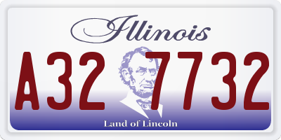 IL license plate A327732