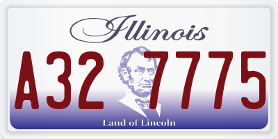 IL license plate A327775