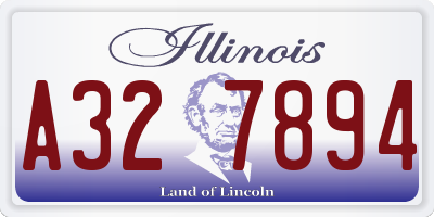 IL license plate A327894