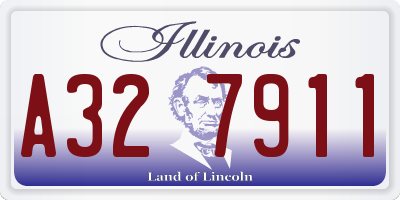 IL license plate A327911