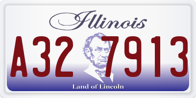 IL license plate A327913