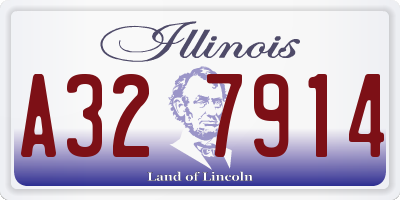 IL license plate A327914